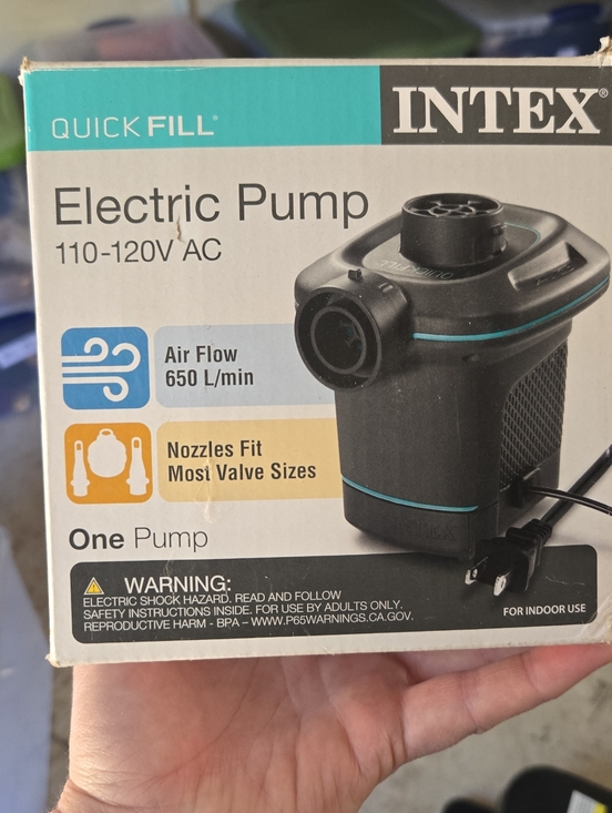 Intex Other - Intex Electric Pump Inflates And Deflates Used Works